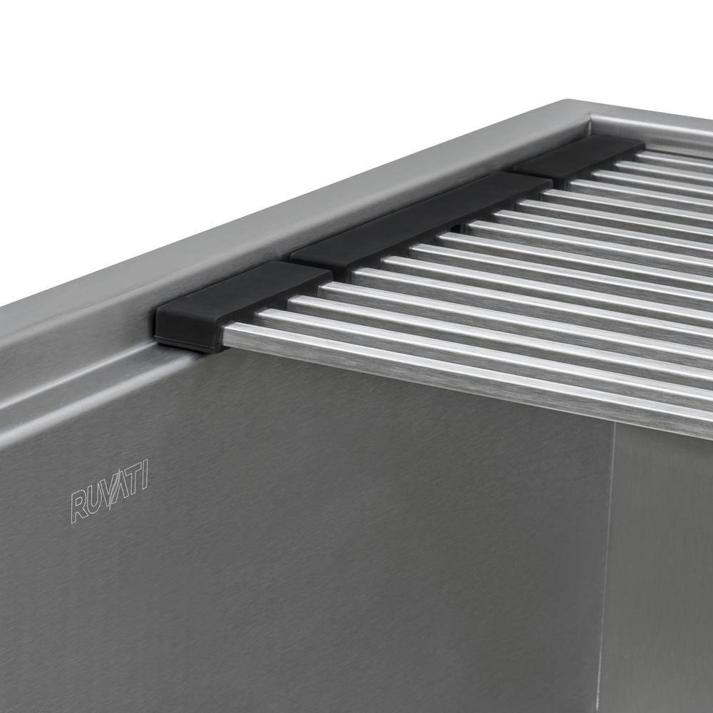 Stainless Steel Foldable Dish Drying Rack with Silicone Frame