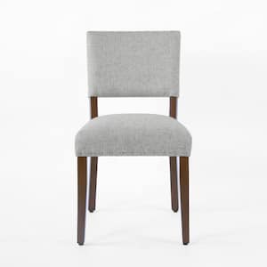Gray Woven Open Back Dining Chair (Set of 2)