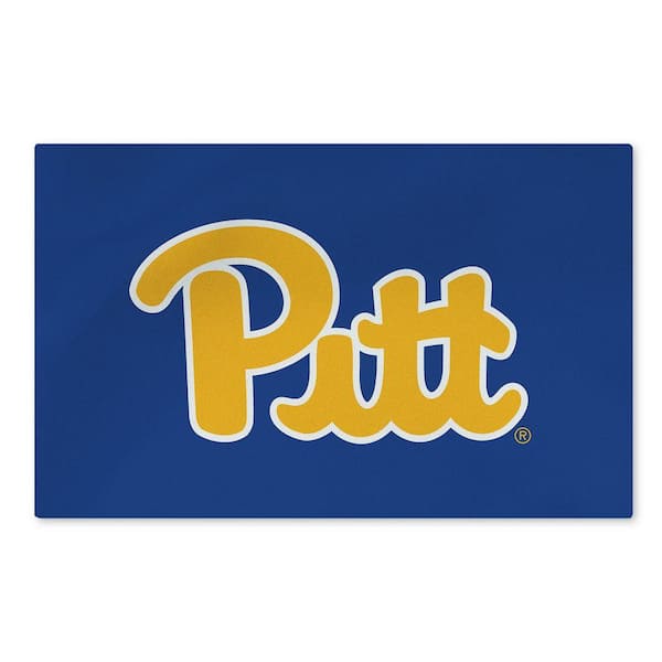 Pittsburgh Panthers NCAA Logo Washable Rug 36 in. x 62 in. Area Rug