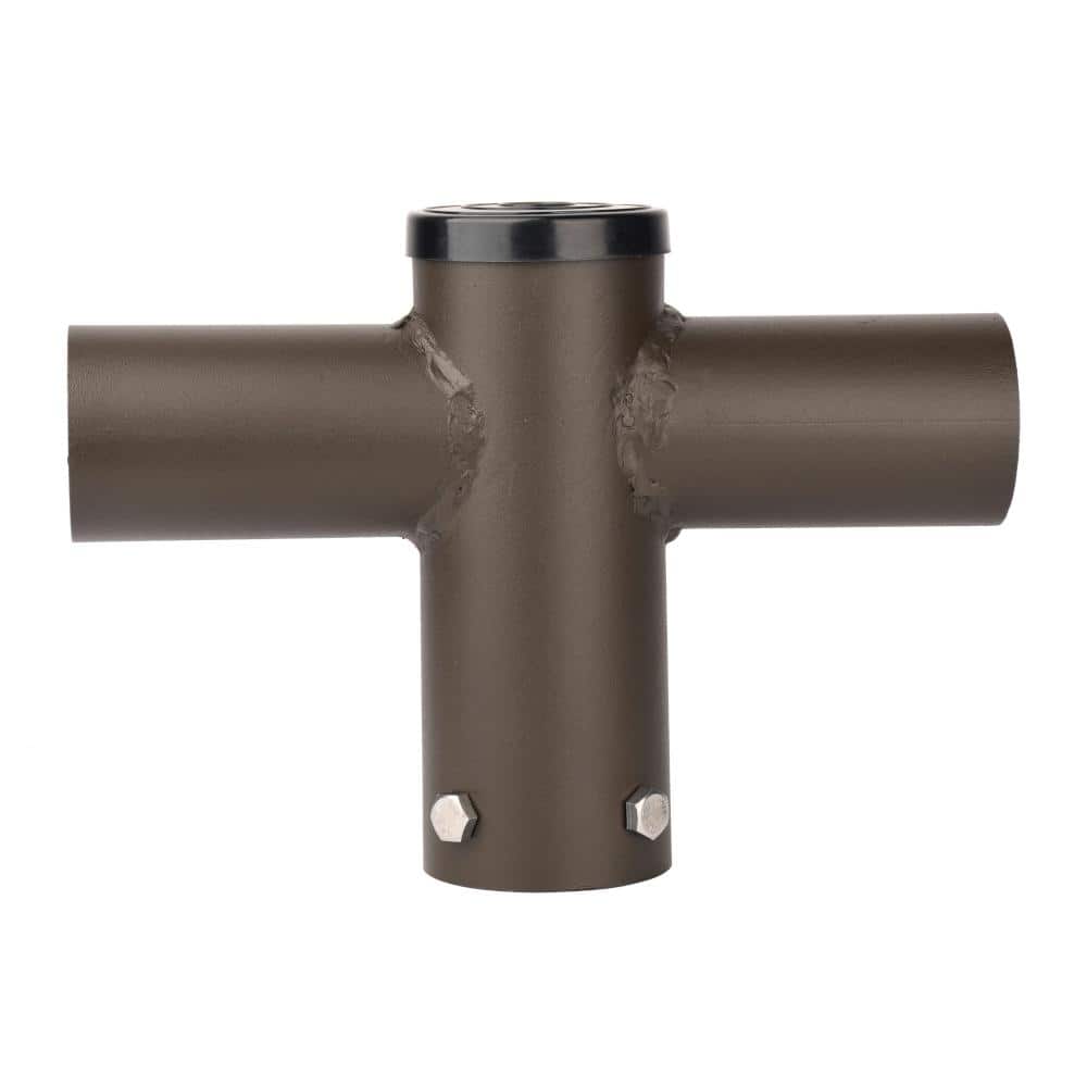 11 in. 180-Degree Twin Spoke Mounting Bracket Tenon Adapter for LED Outdoor Pole Lights price history on PriceWatchPro