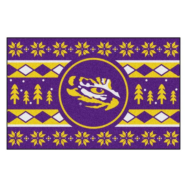 Louisiana State University Holiday Sweater Starter Mat