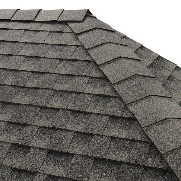 GAF Timbertex Biscayne Blue Double-Layer Hip and Ridge Cap Roofing Shingles (20 lin. ft. per Bundle) (30-pieces)