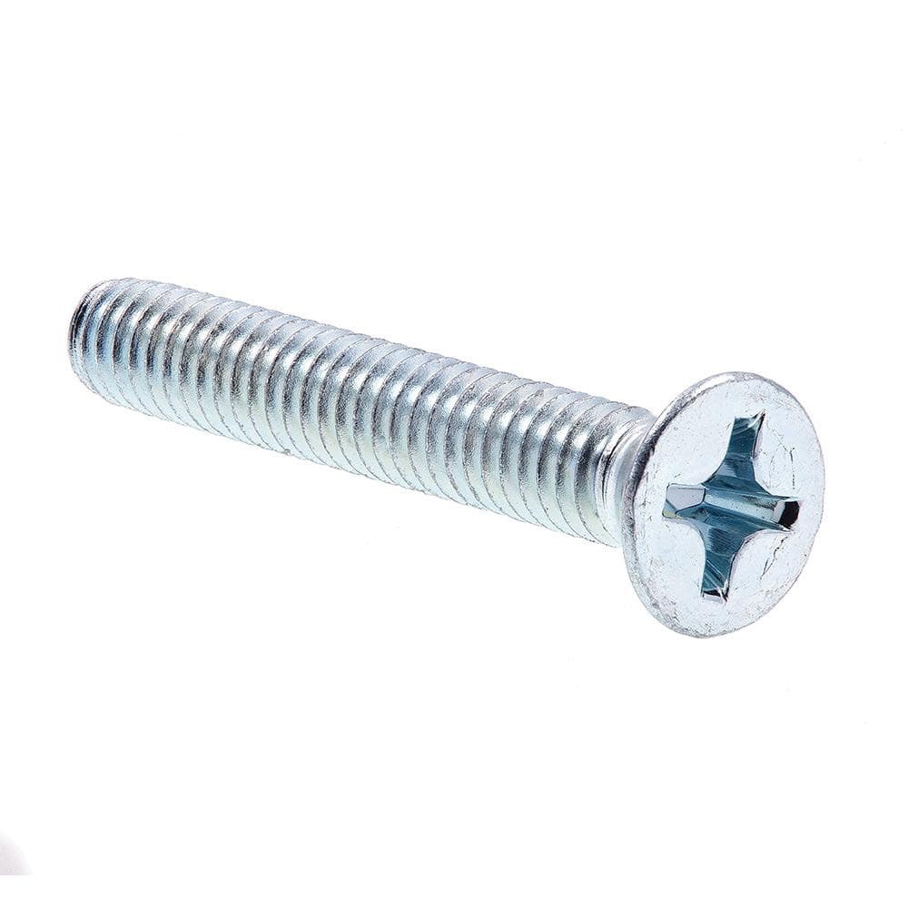 Prime Line 12 24 X 1 12 In Zinc Plated Steel Phillips Drive Flat Head Machine Screws 100