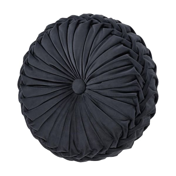 Unbranded Toul house Polyester Tufted Round Decorative Throw Pillow 15 x 15 in.