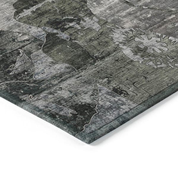 Chantille ACN555 Gray 5 ft. x 7 ft. 6 in. Machine Washable Indoor/Outdoor Geometric Area Rug