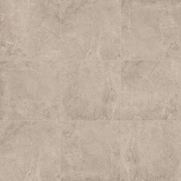 MSI Soreno Taupe 24 in. x 24 in. Matte Porcelain Stone Look Floor and Wall Tile (16 sq. ft./Case)