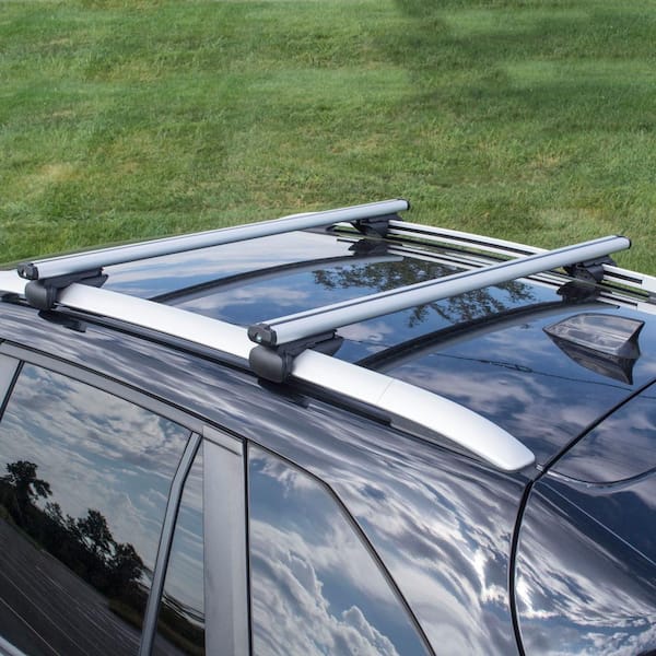 PRO-SERIES 47 in. Universal Aluminum Roof Rack for Small SUVs (Set