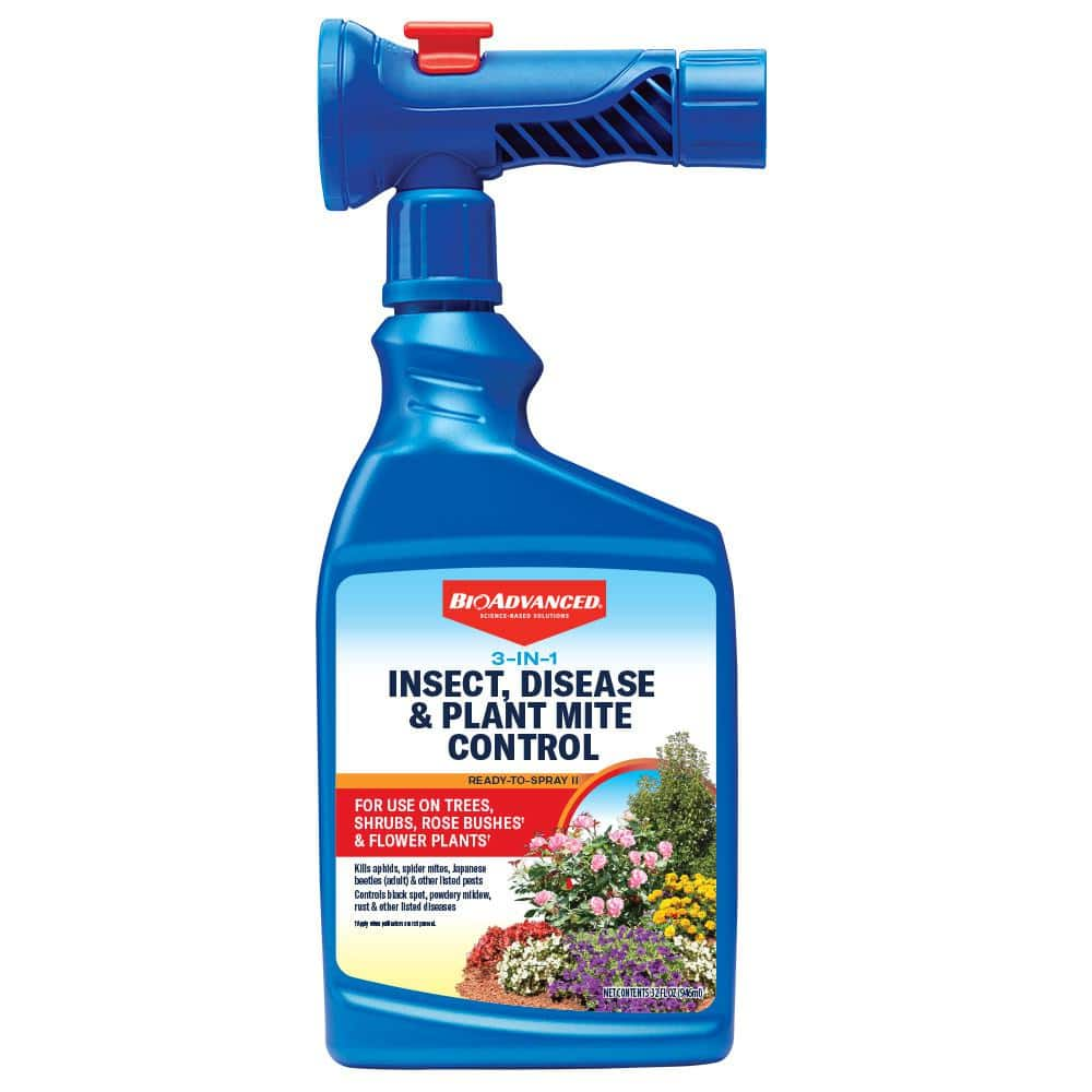 BIOADVANCED 32 oz. ReadyToSpray 3in1 Insect Killer, Disease and