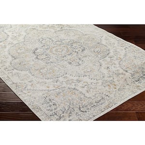 Alois Light Beige/Medium Gray 8 ft. x 10 ft. Indoor/Outdoor Area Rug