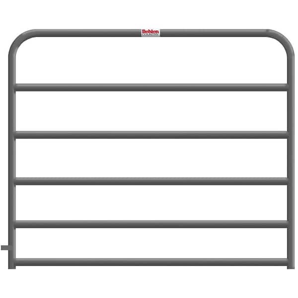 Behlen 4 ft. x 4 ft. 2 in. 6-Rail Galvanized Utility Gate