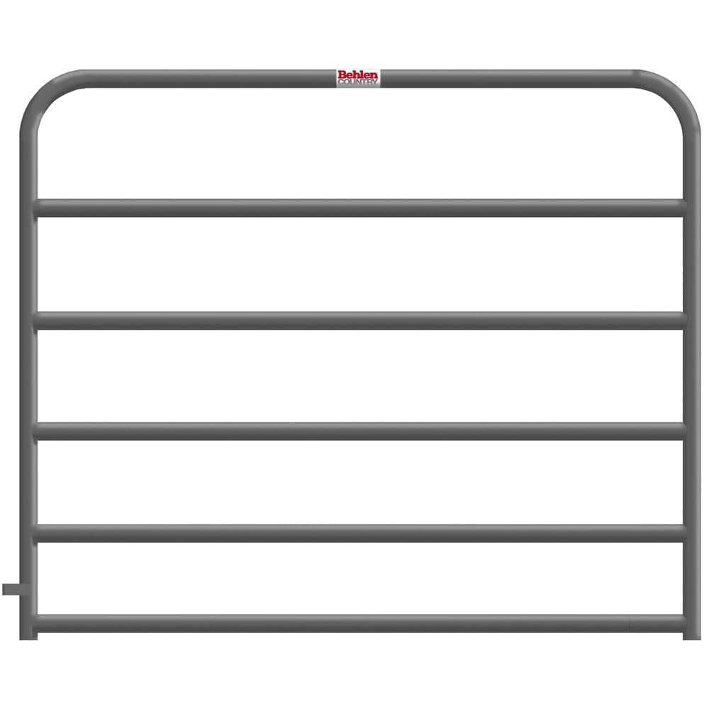 Behlen ft. x ft. in. 6-Rail Galvanized Utility Gate 40113048 The  Home Depot