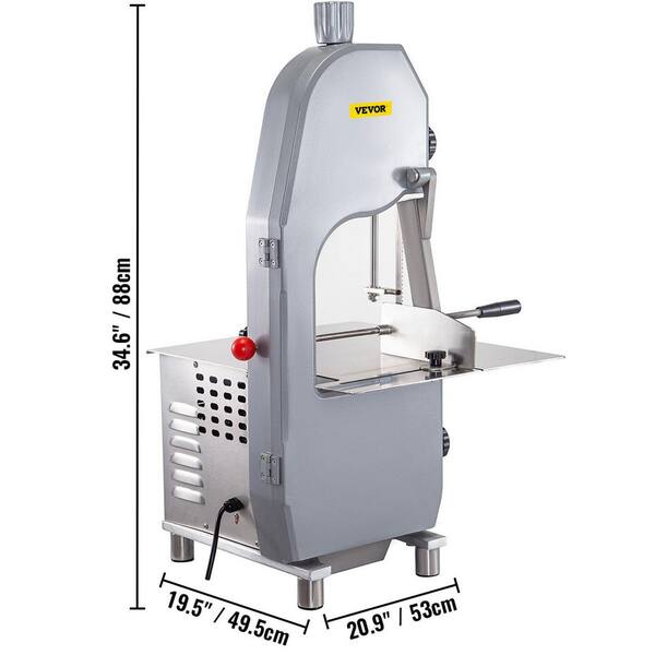 Hakka Bone Saw Machine, Electric Butcher Bandsaw Countertop Meat Saw  Commercial Bone Cutter Stainless Steel, 1HP/120V HLS-1650 - The Home Depot
