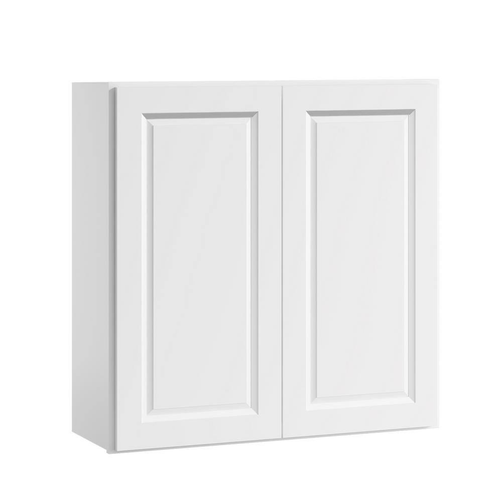 36 in W x 12 in D x 36 in H in Traditional White Plywood Ready to ...
