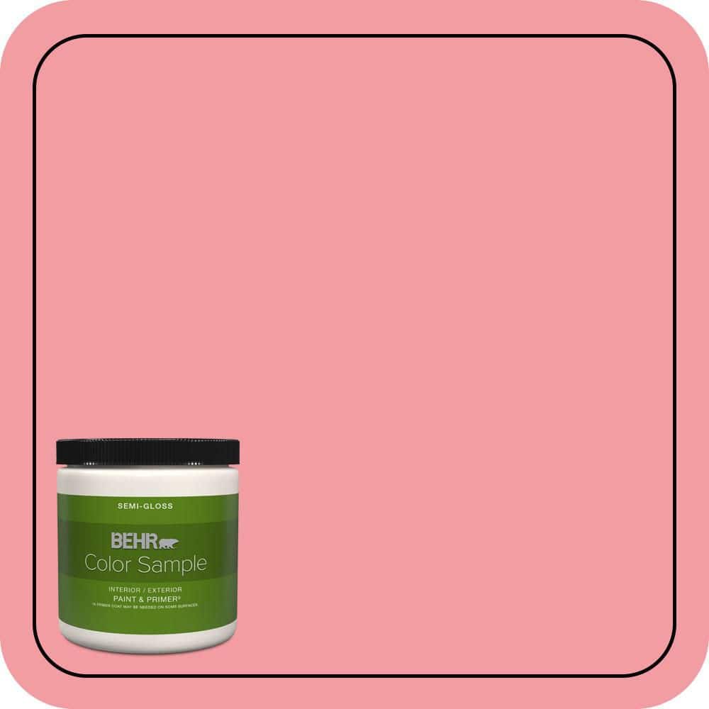 8 oz. #140B-4 Island Coral Semi-Gloss Interior/Exterior Paint & Primer Color Sample product image for price tracking