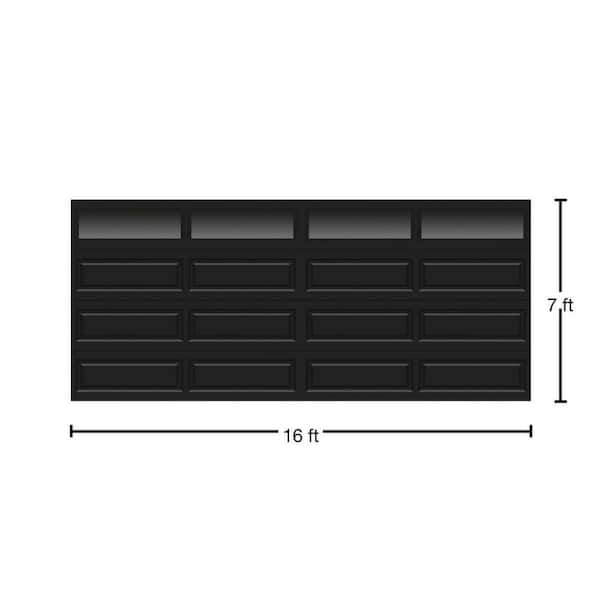 Clopay Classic Steel Long Panel 16 ft. x 7 ft. Insulated 6.5 R