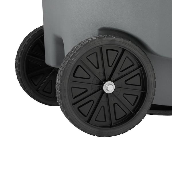 Rubbermaid Commercial Products Brute 95 Gal. Grey Rollout Trash