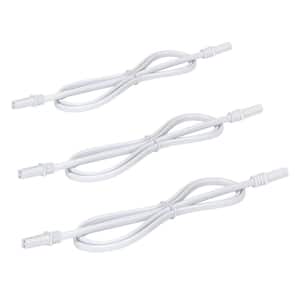 Ultra Slim LED Linear Light 48 in. Jumper Cable Connector Cord, (3-Pack)
