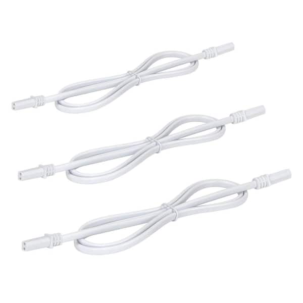 Armacost Lighting Ultra Slim LED Linear Light 48 in. Jumper Cable Connector Cord, (3-Pack)