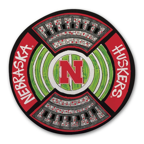 Magnolia Lane Nebraska Football Stadium Melamine Platter