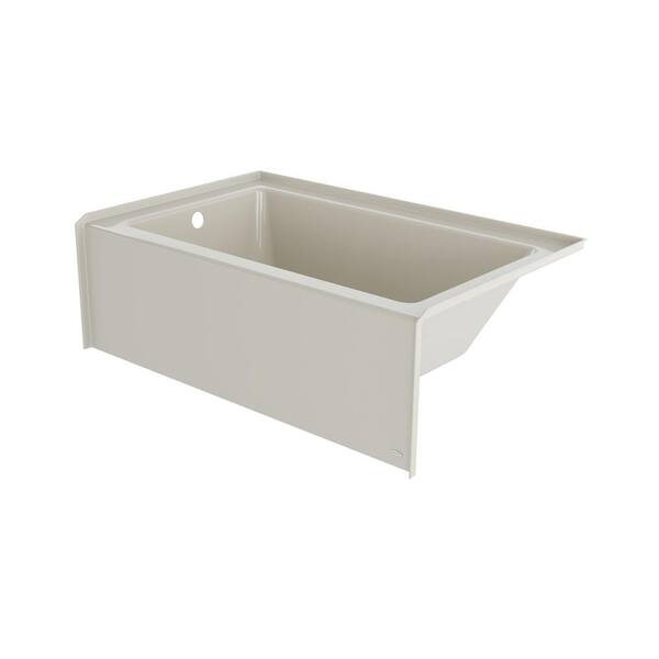 JACUZZI SIGNATURE 60 in. x 36 in. Soaking Bathtub with Left Drain in Oyster