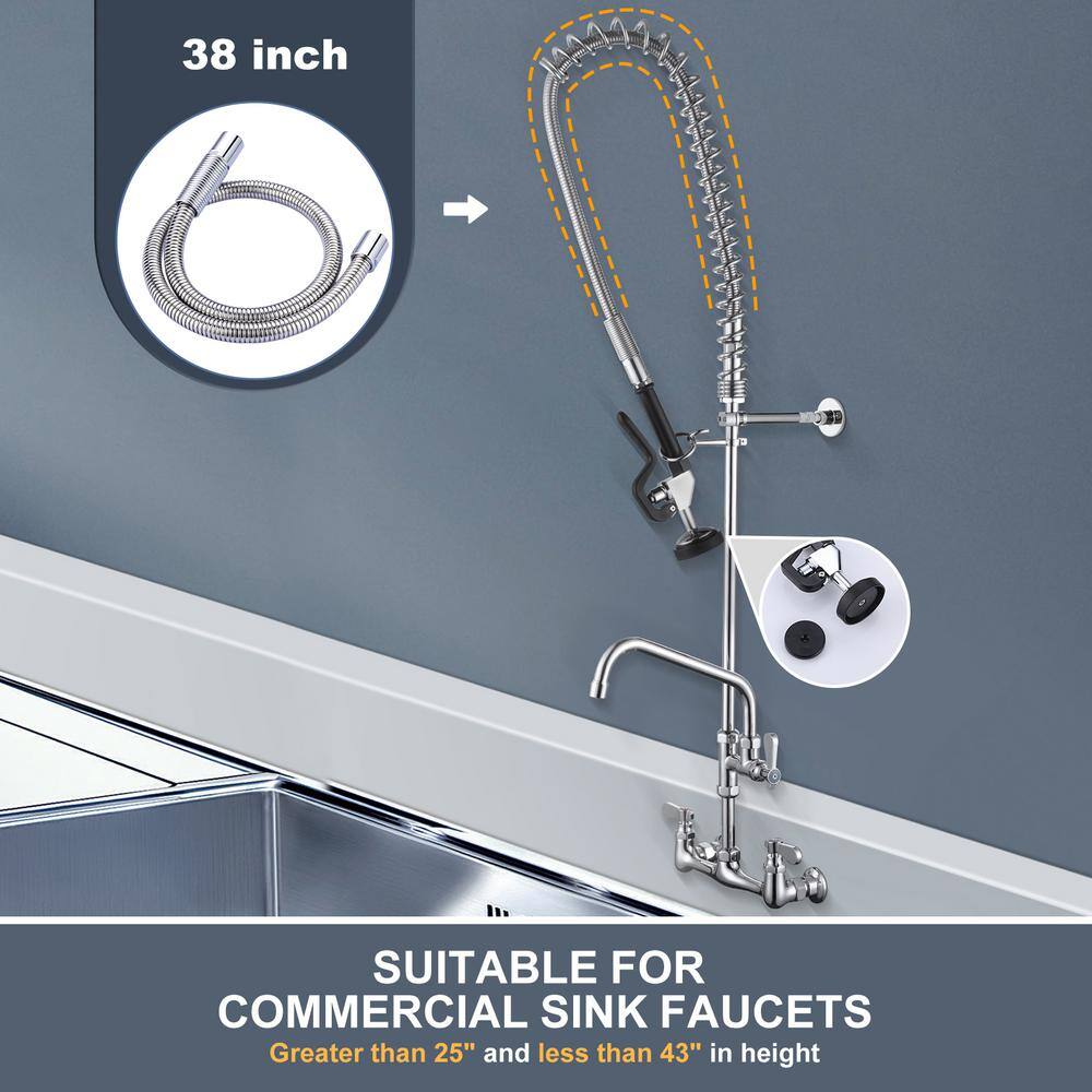 38" Stainless Steel Flexible Kitchen Sink Sprayer Hose