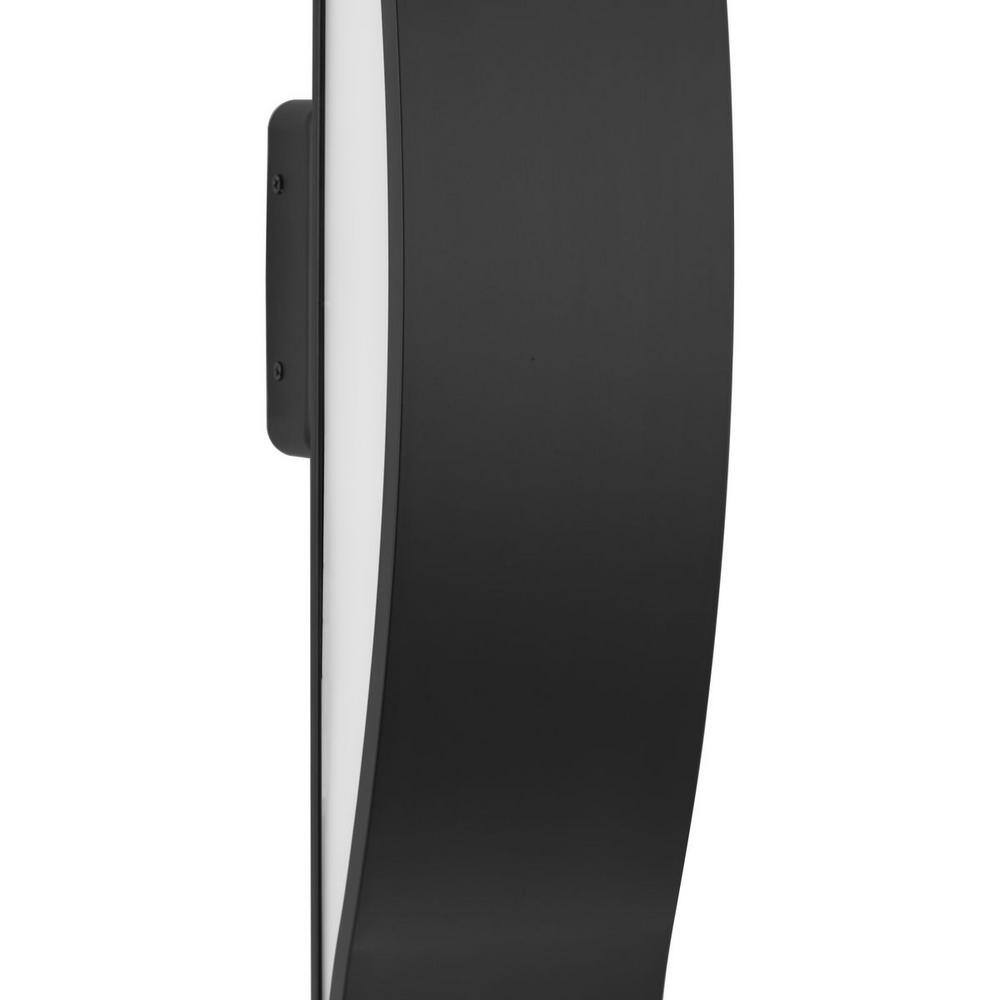Curvity 24" Matte Black Aluminum LED Vanity Light