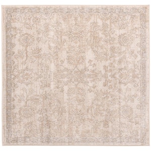 Portland Albany Ivory/Beige 6 ft. x 6 ft. Square Area Rug