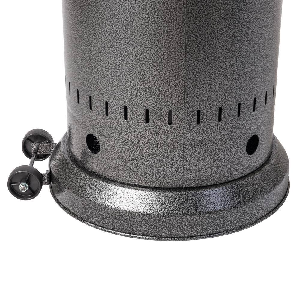 Hammered Platinum 33" x 33" Powder Coated Propane Patio Heater