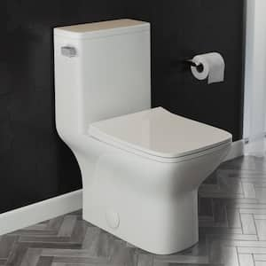 Carre One-Piece 1.28 GPF Single Flush Square Toilet in White