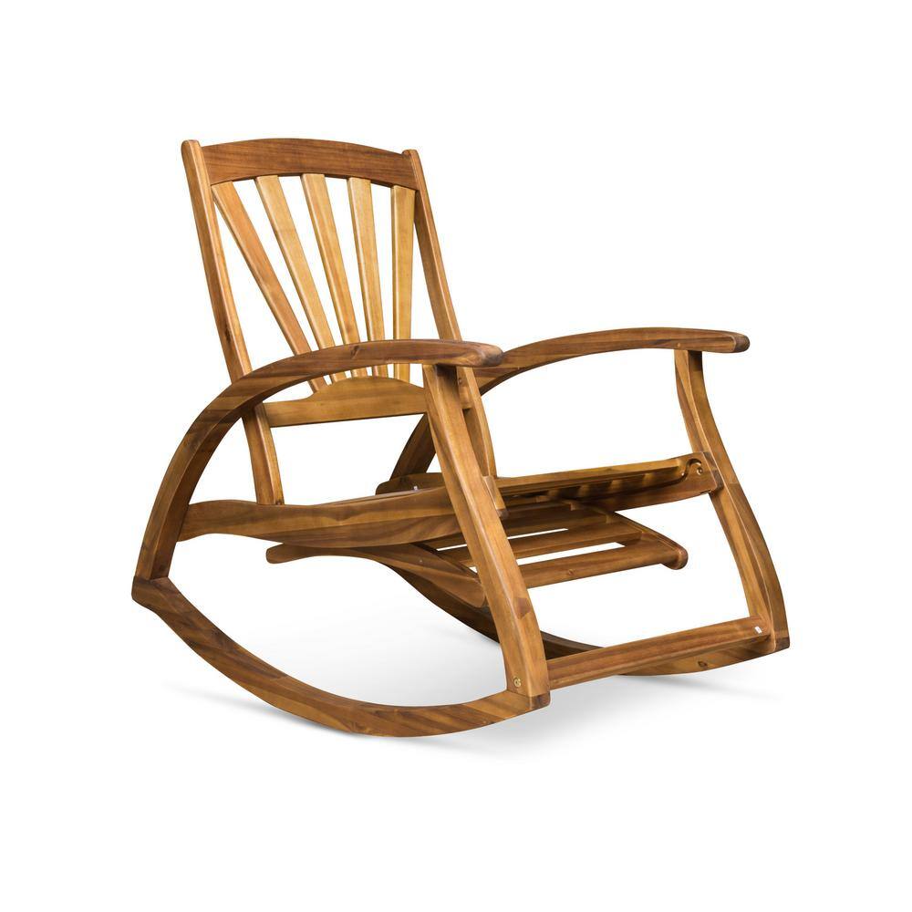 Brown Acacia Wood Outdoor Rocking Chair price history on PriceWatchPro