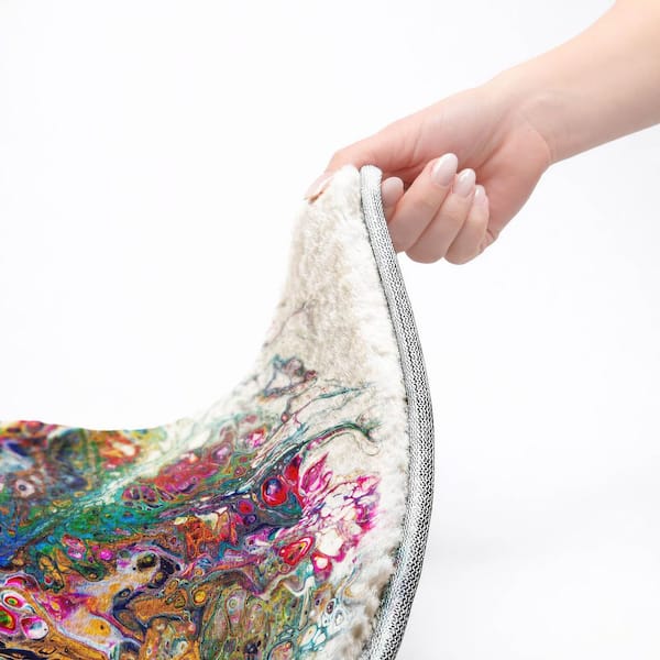 Dream Shag Premium Machine Washable Abstract ADS46 Kaleidoscope 2 ft. x 3 ft. Accent Rug