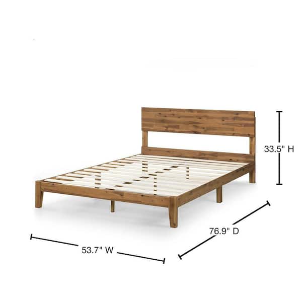 Zinus wood platform bed top