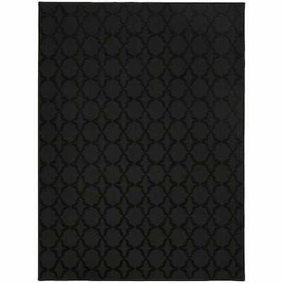 Sparta Black 8 ft. x 10 ft. Area Rug