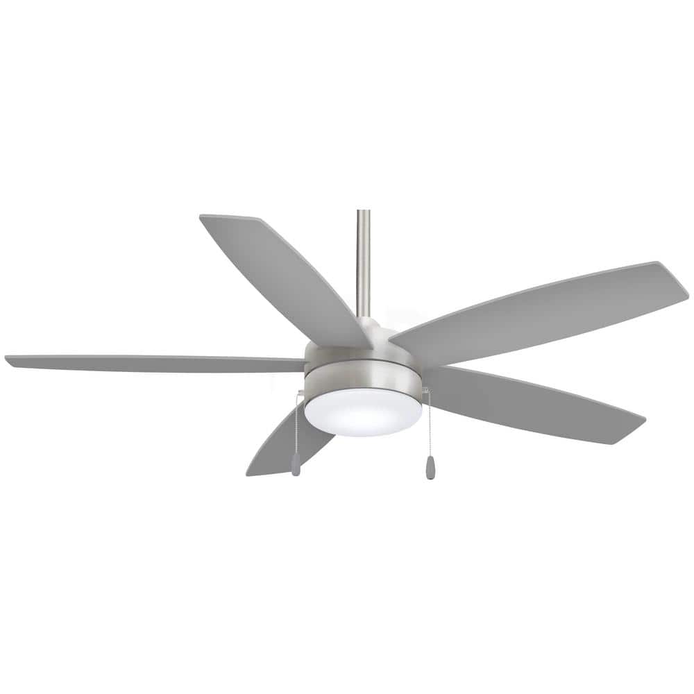 Minka-Aire F673L-BN/SL Airetor 52  Ceiling Fan  Brushed Nickel