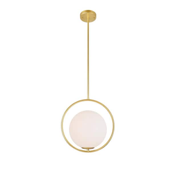 CWI Lighting Celeste 1 Light Mini Pendant Chandelier With Medallion Gold Finish
