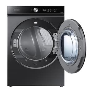 Bespoke 7.6 cu. ft. Ultra-Capacity Vented Smart Electric Dryer in Brushed Black with Super Speed Dry and AI Smart Dial