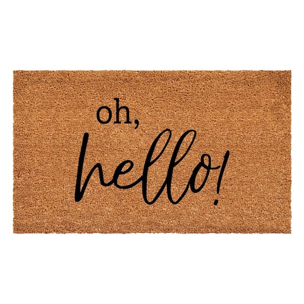 Calloway Mills Oh, hello Doormat, 24" x 36"
