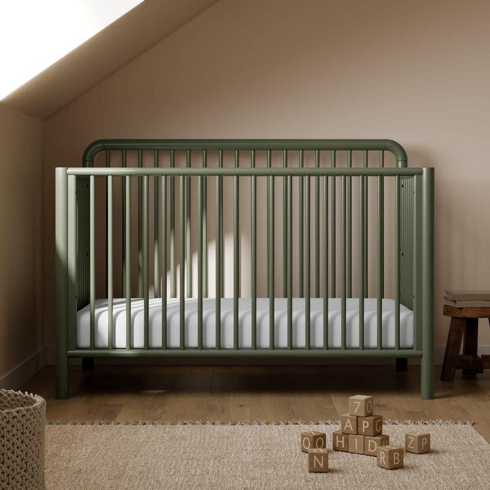 Storkcraft Porto Olive 5-in-1 Convertible Crib 04523-10A - The