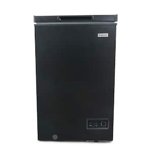 21 in. 3.5 cu.ft. Manual Defrost Chest Freezer in Black