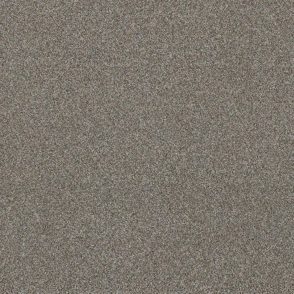 Lifeproof Hazelton II - Drama - Gray 50 oz. Polyester Texture Installed Carpet