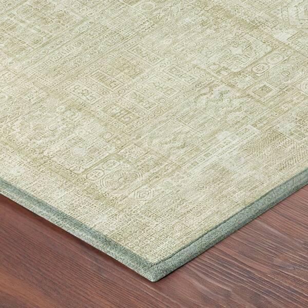 Chantille Machine Washable Indoor/Outdoor Abstract ACN2804 Wheat 2 ft. x 7 ft. Runner Rug