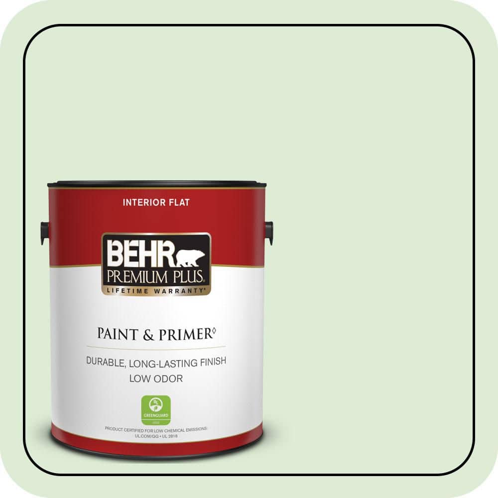 1 gal. #M390-2 Misty Meadow Flat Low Odor Interior Paint & Primer price history on PriceWatchPro