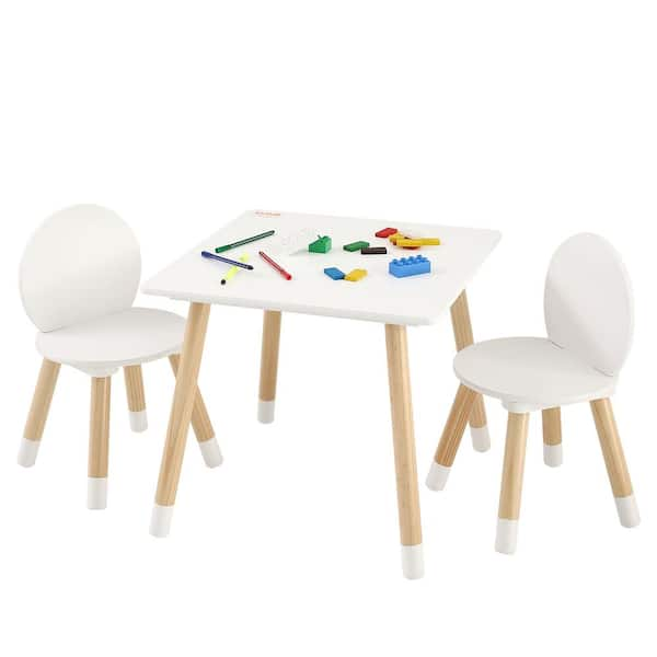 VEVOR Kids Table and 2 Piece Chair Set Top Toddler Table and Chair Set Children Multi Activity Table for Art Craft Reading PTETZYYZEYSMMSVPYV0