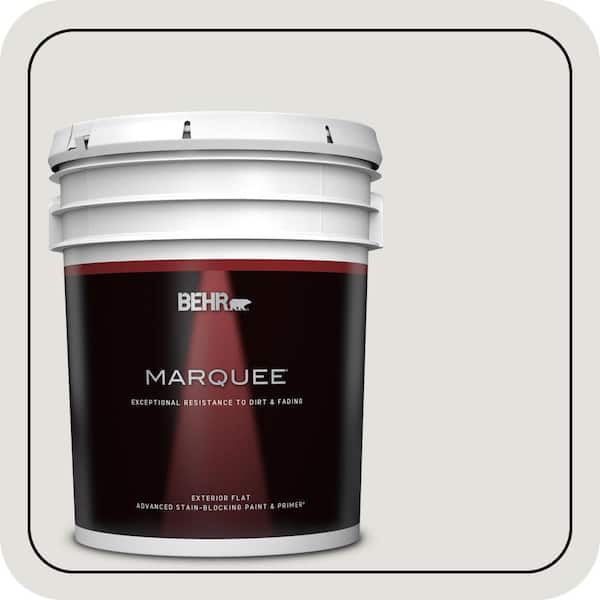 BEHR MARQUEE 5 gal. #MQ3-04 Quiet on the Set Flat Exterior Paint & Primer