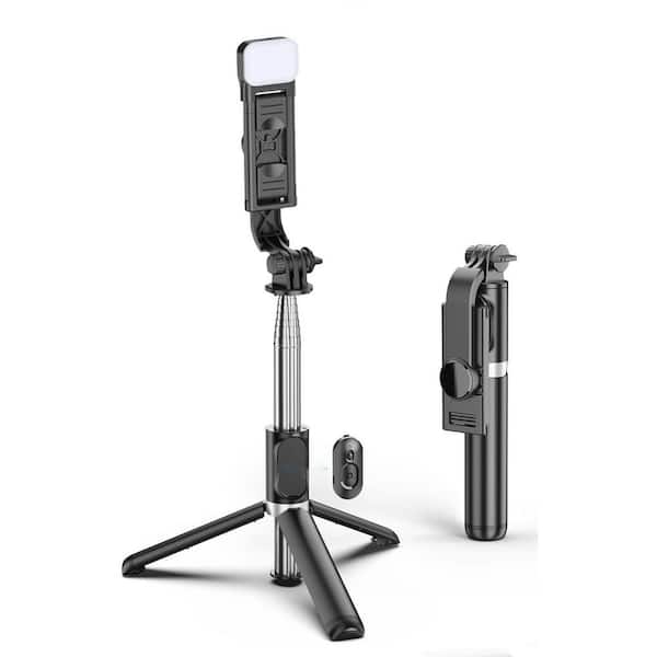 Portable 41 in. Selfie Stick Tripod with Wireless Remote 360 Rotation Extendable Stand for iPhone Android Smartphone