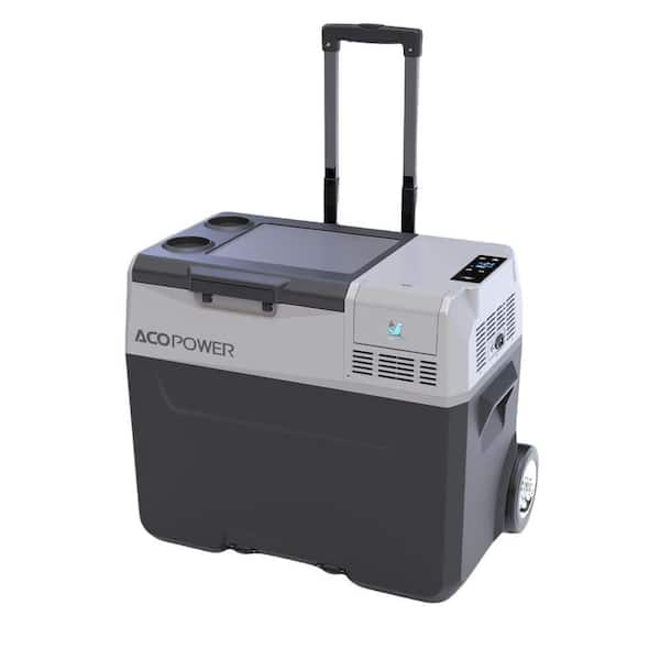 42 qt. Patio Cooler, 12V, 45W Portable Car Freezer with APP Control and 6 in. Off-road Wheels