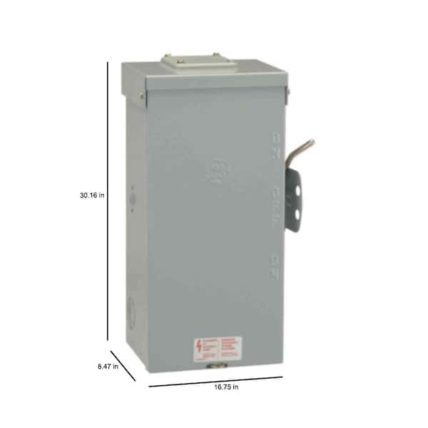 ABB - 200 Amp 240-Volt Non-Fused Emergency Power Transfer Switch (TC10324R)