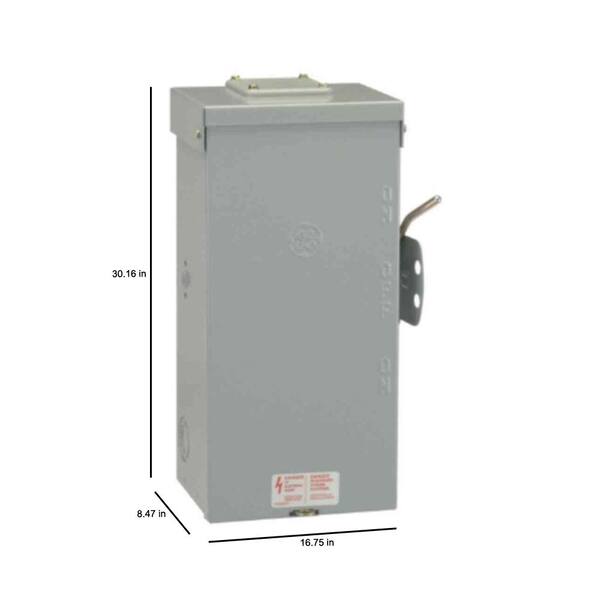 Ge 0 Amp 240 Volt Non Fused Emergency Power Transfer Switch Tcr The Home Depot Ge 0 Amp 240 Volt Non Fused Emergency Power Transfer Switch Tcr The Home Depot