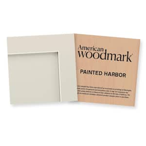 3-3/4-in. W x 3-3/4-in. D Finish Chip Cabinet Color Sample in Painted Harbor