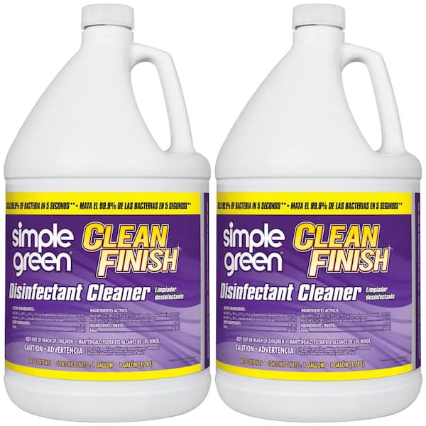 Simple Green 1 Gal. Clean Finish Disinfectant Cleaner (Case of 2)